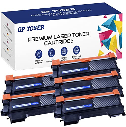 5X Toner XL Kompatibel mit Brother TN-2220 Brother DCP-7060 D DCP-7060 N DCP-7065 DN DCP-7070 DW Fax 2840 Fax 2845 Fax 2940 Fax 2950 HL-2200 Series HL-2220 HL-2230 HL-2240 (5X Schwarz)