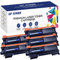 5X Toner XL Kompatibel mit Brother TN-2220 Brother DCP-7060 D DCP-7060 N DCP-7065 DN DCP-7070 DW Fax 2840 Fax 2845 Fax 2940 Fax 2950 HL-2200 Series HL-2220 HL-2230 HL-2240 (5X Schwarz)