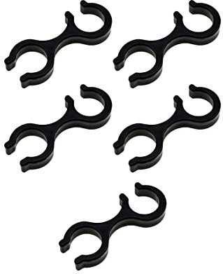 Folpus Trekkingstock-Clips, 5 Packungen, Reparatur-Set, tragbare Anti-Schock-Befestigung, Ersatzteile, ACCS für Gehstöcke, Handgriff, Wanderstöcke, Krücke