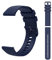 GOHHME Uhr Armband silikon, 22mm Ersatzbänder für Traditionelle/Smarte Uhren Männer Frauen