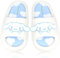 Roffatide Anime Cinnamoroll My Melody Kuromi Pantoffeln für Frauen Rutschfeste Badesandalen Kuh Druck Gummipantoffeln Hausschuhe Weiß 39/40