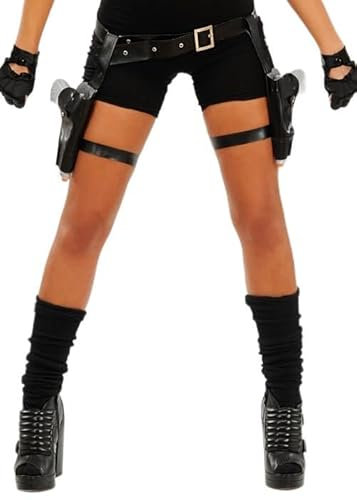 Womens Lara Croft Style Leg Holster Set