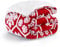 PanxHome Sherpa Decke, 520GSM Kuscheldecke Flauschige, Weihnachts Rentier Schneeflocken Decke, Warme Sofa Decke, Flauschige Decke, Soft Wohndecke, Couchdecke, 200x230 cm, Rot