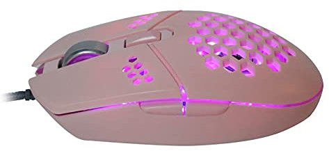 Tosuny RGB Wired Gaming Mouse, 4 Adjustable DPI Up to 2000, Backlit Laptop Mouse, Non-slip Universal Compatibility Mouse for Windows 2000/XP/Vista/7/8