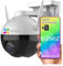 EZVIZ Telecamera C8C Motorizzata da Esterno Wifi 2,4 GHz Full HD 1080P, Copertura Visiva A 360 °, IP 65, Allarme flash integrato, Smart Night Vision, inclusa micro sd da 128 Gb, Garanzia Italia