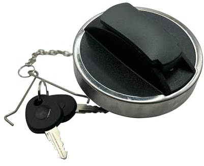 ALIGOPARTS 60mm Lockable Fuel Tank Cap with 2 Keys – Compatible with SCANIA 4, 5, 6 Series P & R Trucks – Heavy-Duty Diesel Tank Cover – Secure Anti-Theft Fuel Cap Replacement for Lorries