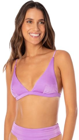 Maaji Triangolo Parte Superiore del Bikini, Viola, L Donna