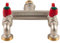 Hydrogarden Robinet extérieur G1/2 et deux robinets extérieurs de sortie G3/4, remplacement du robinet extérieur résistant au gel avec 2 sorties