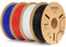 ELEGOO PLA+ Filament 1.75mm Schwarz Weiß Rot Dunkelblau 4KG, PLA Plus 3D Drucker Filament, Härter und Stärker Filament-3D-Druckmaterialien, Maßgenauigkeit +/-0,02mm (4KG/Spool, 8.8lbs)