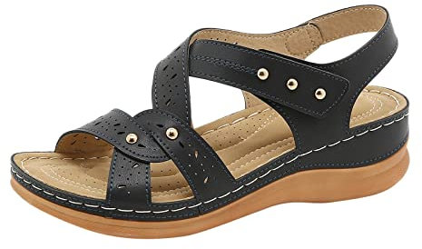 BGFIPAJG Sandali Fucsia Con Tacco Sandali Fucsia Con Tacco Largo E Plateau Sandali Donna Estive Chiusi Davanti Sandali Tacco Basso Pantofole Bambina Asilo Estive