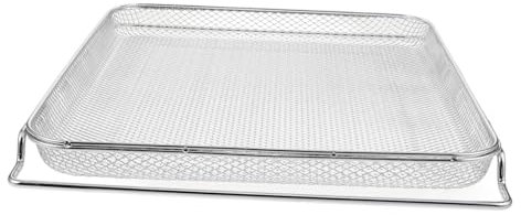 MAGICLULU Per Friggitrice Ad Aria in Acciaio Cestino Per Friggere Sano e Antiaderente Compatibile Con Friggitrici Ad Aria Foodisp Utensile Da Cucina Per Cottura Uniforme e Drenaggio Olio