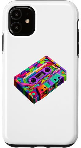 iPhone 11 Cassette Player Music Tape Recorder Case