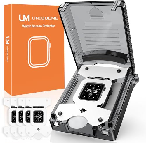 UM UNIQUEME für Apple Watch Series 9/8/7/SE3/SE2/SE/6/5/4 44/45 mm - Folie