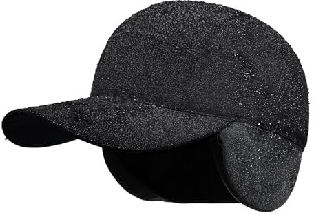 PivotWing Wasserdicht Winter Basecap mit Ohrenklappen Warm Fleecefutter 56-60cm Verstellbar Wintermütze Herren Damen