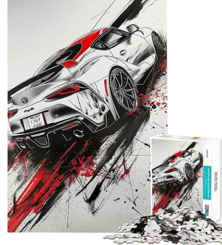 1000-teiliges Puzzle für Teenager Puzzle Roter Samurai Supra entspannendes Aber lustiges und humorvolles Spiel für Geburtstag und Weihnachten (Größe 38x26cm)
