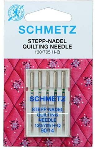 Schmetz 130-705Q-90 Nadel, Metal, Silber, 90-14 Gr��e, 5 Count