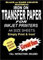 Inkjet Printable Iron On T Shirt & Fabric Transfer Paper for Dark Fabrics 20 A4 Sheets