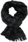 Rotfuchs Schal Strickschal Raschelschal Streifen modisch grau schwarz 100% Wolle (Merino) R-586