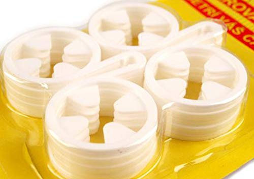 Sockenhalter Sockenclips Sockensortierer Sockenklammer Wäscheklammern Socken (weiß)