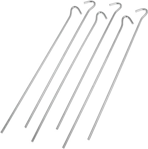 Yaheetech Zeltheringe 20 Stück Heringe Zelt Erdnagel für Harte Böden 30cm Zeltheringe Stabil für Camping Sandheringe Erdnägel