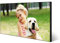 banjado Magnettafel schwarz 78 x 37cm / Magnetwand Metall/Magnetpinnwand als Memoboard/Pinnwand Magnettafel Küche, Büro, Kinderzimmer inkl. 4 Magnete & Montageset - Motiv Wunschmotiv