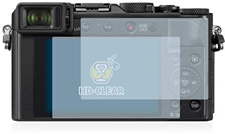 BROTECT Protector Pantalla para Panasonic Lumix DC-LX100 II Protector Transparente (2 Unidades) Anti-Huellas