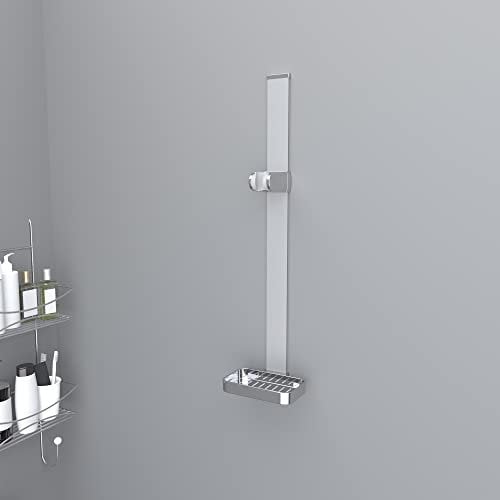 Duschstange Duschbrause Duschkopf Halter Ohne Bohren 3M Kleber (Ohne Brausekopf)