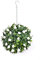 Best Artificial TULIP Flower Ball Lush Long Leaf Topiary Grass (24cm, White)
