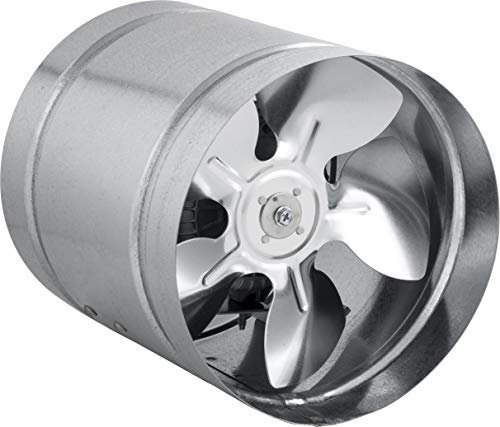 Ventilatore assiale per tubi, ventilatore/scarico, in acciaio, misura a scelta: 150, 160, 210, 250, 315,350 mm, cassa in acciaio zincato, aeratore a canale per funzionamento continuo