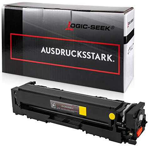 Logic-Seek Toner kompatibel zu Canon Cartridge 054H 3025C002 UHC Yellow