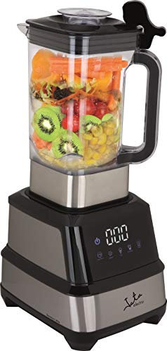 Jata BT1050 Batidora de Vaso de Tritan 1600 W, Capacidad 1,8 L, 6 Cuchillas de Acero Inox, Panel de Mandos Táctil, 8 Velocidades, Cuerpo de Acero inoxidable, Pica hielo
