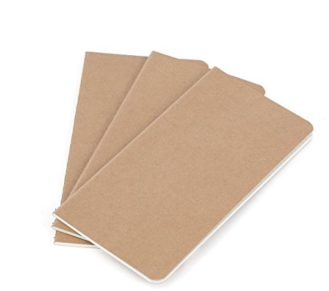 Wanderings A6 Gepunktete Einlagen für Travelers Notizbuch | 10,5 x 14,7 cm | 100 gsm Papier | 3 handgenähte Hefte / 180 Seiten | Punkt-Raster Nachfüllpapier für Bullet Journals, Planer, Notizbücher