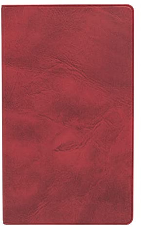 Idena 13918 - Taschenkalender 2023, classic rot, 87 x 153 mm, Terminplaner, Monatskalender