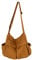 GAXOS Bolso bandolera escolar estético para mujer, estilo vintage, de lona, para ordenador portátil, marrón