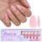 Short Almond Gel Nail Tips - BTArtbox XCOATTIPS 160 Pcs Fake Nails, Pre-applied Tip Primer Soaked Off Press On Nails for Nail Extensions in 16 Sizes