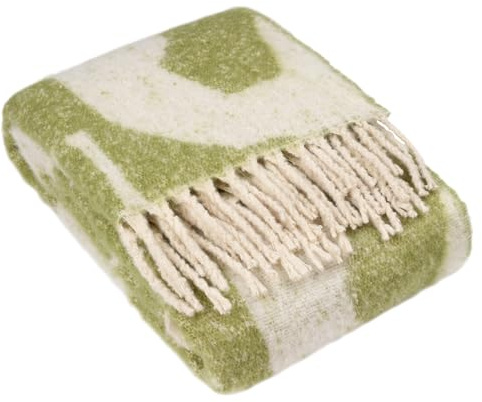furn. Hoem Meta Abstrakte Jacquard-Decke
