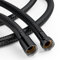 OFFO Large Bore Shower Hose 1.8m, 11mm Bore High-Flow Anti-Kink Shower Hose Stainless Steel Replacement High Pressure Shower Hoses,Universal Leakproof,Matte Black