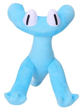 Rainbow Friends Plüsch. Regenbogen Freunde Plüschpuppen. Weiche Puppe Regenbogenfreunde als Geschenk für Jungen und Mädchen. Blue und Yellow.