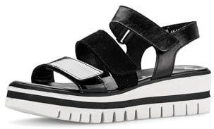 Gabor Damen Plateausandalen, Frauen Sandalen,Sommerschuhe,Freizeitschuhe,offene Schuhe,Strandschuhe,Plateausandaletten,schwarz,36 EU / 3.5 UK