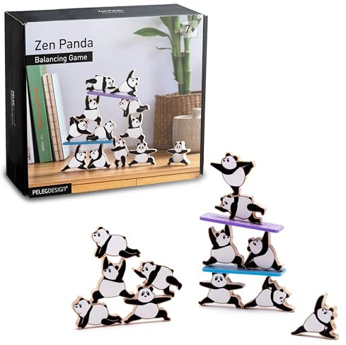 Peleg Design Zen Panda Balancing Game - Ein lustiges & entspannendes Balancierspiel für alle Altersgruppen ab 7 Jahren