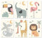 Hwtcjx Poster Kinderzimmer, 6er Set Bilder Kinderzimmer, Modernes Kinderzimmerbild, Wandbilder Wandposter Premium, Babyzimmer Deko - 20 x 30 cm (Set 2)