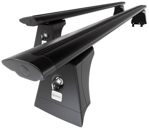 Mossa Alu-Dachträger passend für Opel Corsa D 2007-2014 schwarz DBE | Hatchback - Montagepunkte