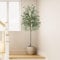 YOLEO 5FT Artificial Olive Tree Faux Silk Olive Plant for Home Office Decor Indoor Lifelike Fake Tree (Style 3)