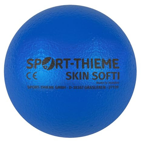 Sport-Thieme Weichschaumball Skin Softi | Soft-Spielball | PU-Beschichtung | Abwaschbar | Hohe Griffigkeit | Gute Flugeigenschaften | Angenehmer Grip | 16 cm | 83 g | Schaumstoff