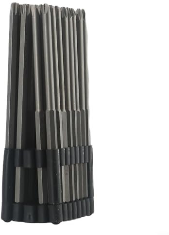Juego de 32 puntas de destornillador, puntas de destornillador extralargas, 6 pulgadas de largo, con vástago hexagonal de 1/4 pulgadas para tornillos correspondientes