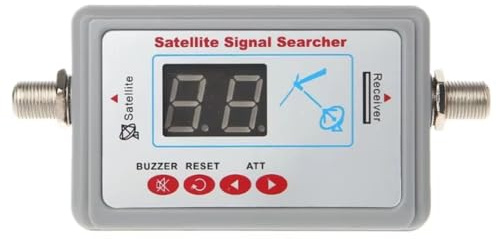 Uxsjakjsd -95DLS Digital Satellite Signal Finder Meter TV Reception Systems LCD Screen Display Signal Pointer