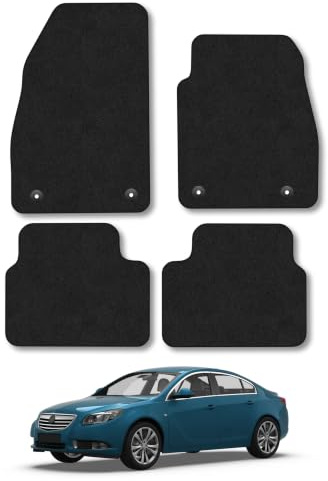 Vauxhall Insignia (2008-2017) Premium Carpet Car Mats | Black Edge Trim Premium Floor Mats Tailored Fit Full Coverage Protection Accessories Easy Clean Anti Slip Made in the UK