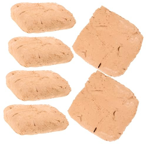 Gadpiparty 6 Stück Teiliges Lufttrocknende Modelliermasse für Hochweiße Formbare Tonmasse für Bastelprojekte für DIY Töpferarbeiten und Kunsthandwerk
