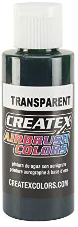 Createx Farbe, 60 ml transparent Forest grün