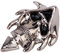 Cutefly, 5X Skull Head Totenkopf Schädel Spike Screwback Studs Nieten DIY Ziernieten Niet